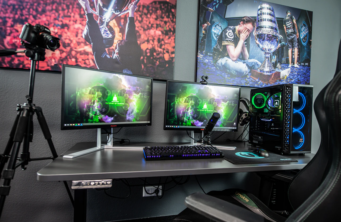gaming set up